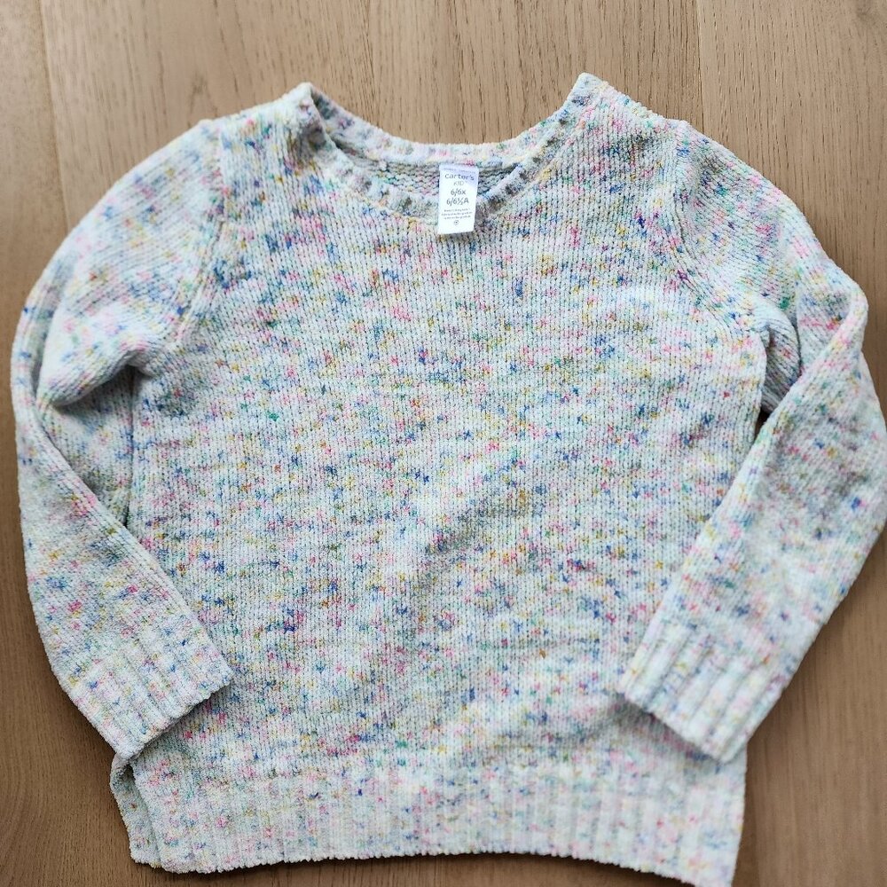 Girls Carters super soft sprinkle sweater